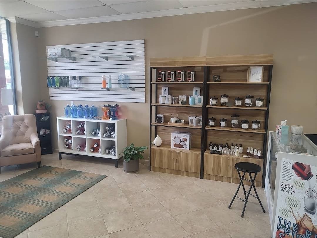 Inside the Wise Water Hydration Station store